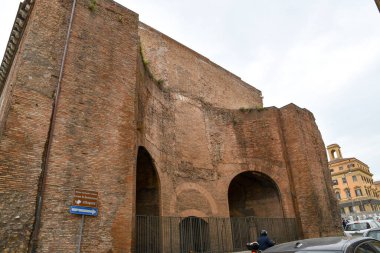 Roma 'da (İtalya) antik kalıntılar - Diocleziano Hamamlarının bulunduğu Ulusal Roma Müzesi (Terme di Diocleziano))