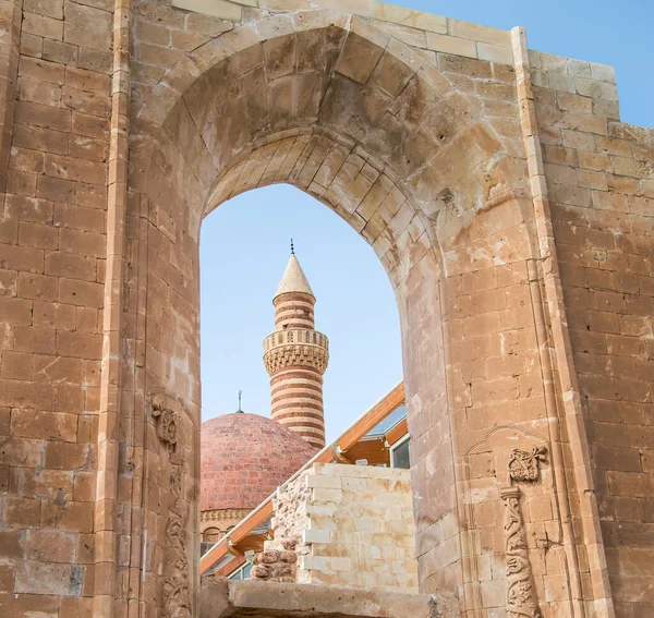 Detalles Del Antiguo Palacio Del Sultán Otomano Ishak Pasha Turquía — Foto de Stock