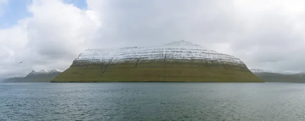 Dramatisch Landschap Faeröer Natuur Van Faeröer Het Noorden Van Atlantische — Stockfoto