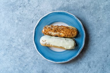 Bir grup Çit Lezzetli Tatlı Eklemesi Tabakta. Geleneksel Tatlı.