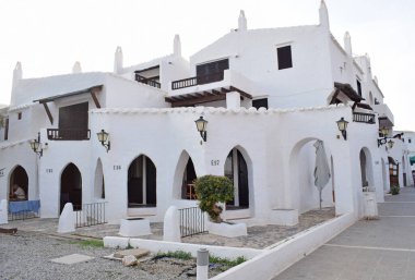 İspanya 'nın Menorca Balear Adalarında Binibeca