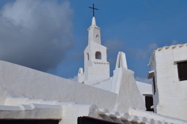 İspanya 'nın Menorca Balear Adalarında Binibeca