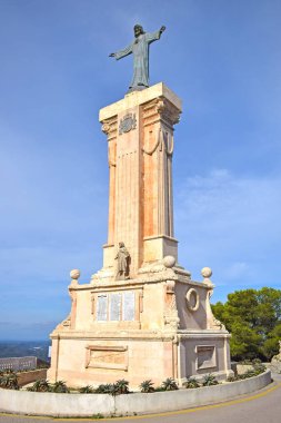 İspanya 'nın Menorca Balear Adalarındaki Cristo de Montetoro