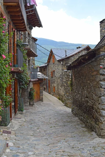 Queralbs Street Barcelona Catalonia Spais — стокове фото