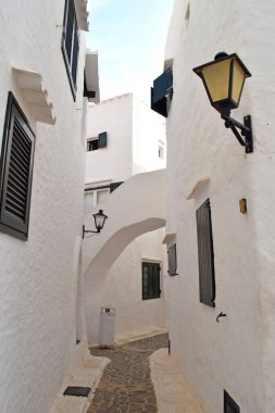 İspanya 'nın Menorca Balear Adalarında Binibeca