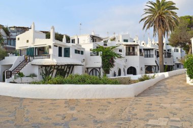 İspanya 'nın Menorca Balear Adalarında Binibeca