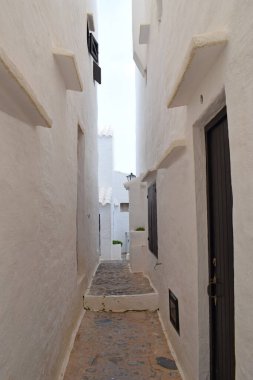 Menorca Balear Adaları 'ndaki Binibeca Spai