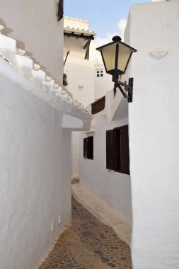 İspanya 'nın Menorca Balear Adalarında Binibeca