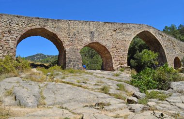 Pedret Bridge in Barcelona Catalonia Spai