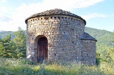 Santa Maria de Lillet Manastırı, La Pobla de Lillet Barselona İspanya