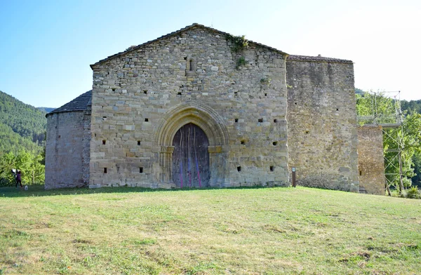 西班牙巴塞罗那La Pobla Lillet Santa Maria Lillet修道院 — 图库照片