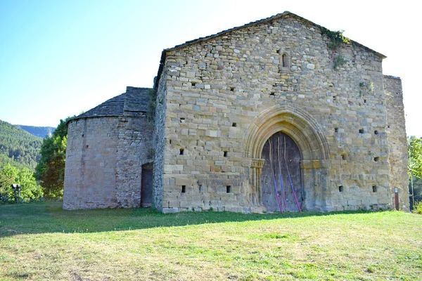 Klooster Van Santa Maria Lillet Pobla Lillet Barcelona Spanje — Stockfoto