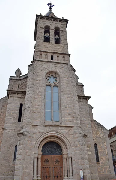Church Santa Eulalia Gironella Barcelona Spain — Stock Photo, Image