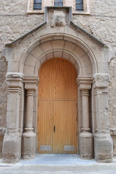 Chiesa Santa Eulalia Gironella Barcellona Spagna — Foto Stock