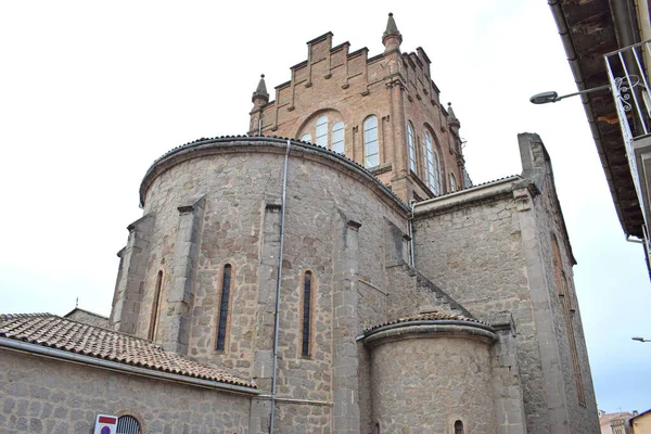 Kirche Santa Eulalia Gironella Barcelona Spanien — Stockfoto
