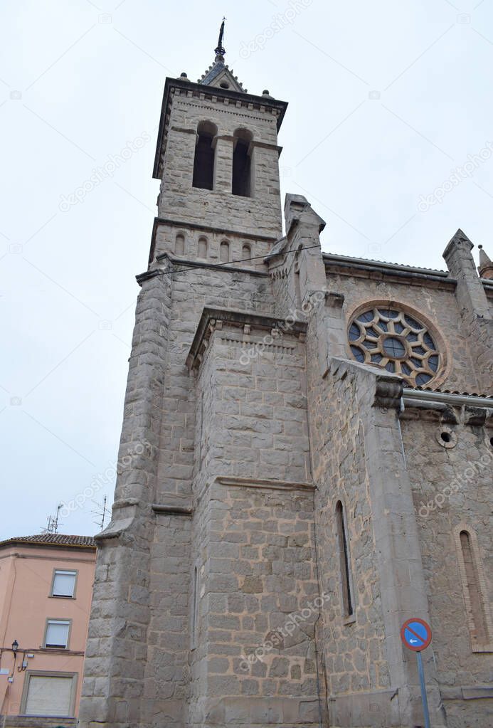 Church of Santa Eulalia in Gironella Barcelona Spain