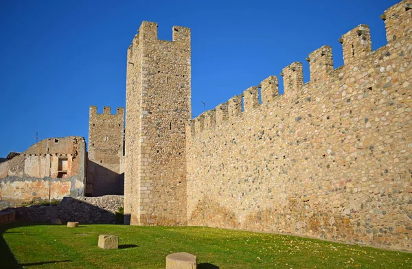 Montblanc Ortaçağ Kulesi Tarragona Katalonya Spais — Stok fotoğraf