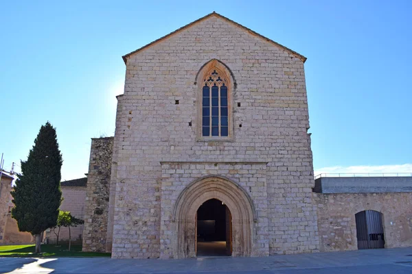 Montblanc Mittelalterlicher Turm Tarragona Katalonien Spais — Stockfoto