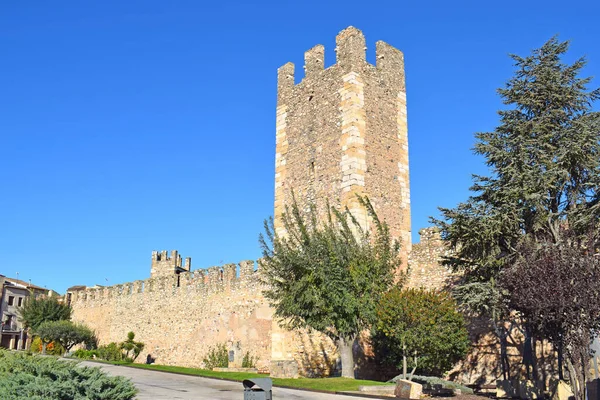 Torre Medieval Montblanc Tarragona Catalunha Pais — Fotografia de Stock