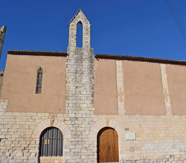 Parete Medievale Montblanc Tarragona Catalogna Spagna — Foto Stock