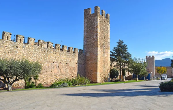 Muralla Medieval Montblanc Tarragona Cataluña España Imagen De Stock