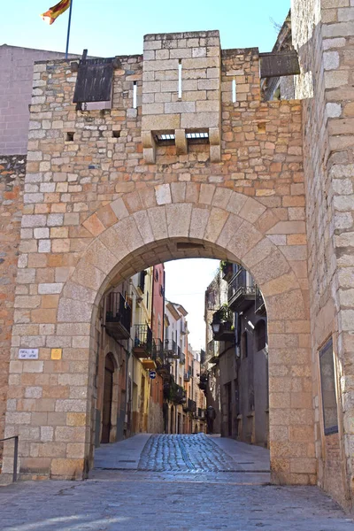 Середньовічна Стіна Монклоук Таррагона Каталонія Іспанія — стокове фото