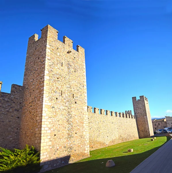 Muralla Medieval Montblanc Tarragona Cataluña España — Foto de Stock