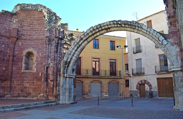 Old Church Purisima Sangre Alcover Tarragona Catalonia Spain —  Fotos de Stock