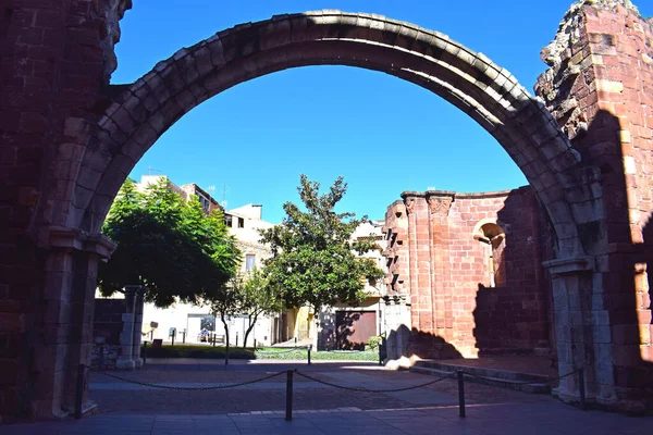 Old Church Purisima Sangre Alcover Tarragona Catalonia Spain — Foto de Stock