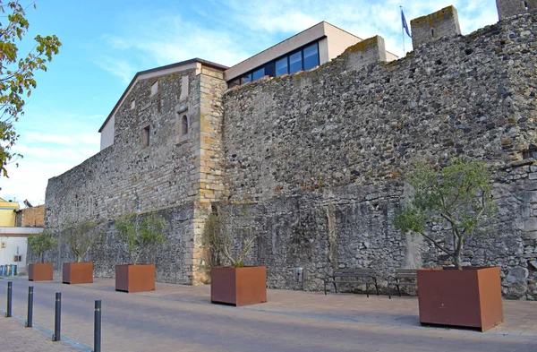 Torre Muralha Selva Del Camp Tarragona Catalunha Espanha — Fotografia de Stock