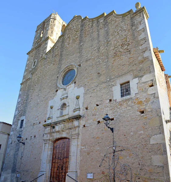Kerk Van Regencos Gerona Catalonië Spanje — Stockfoto