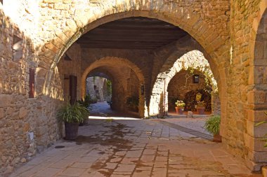 Monell sokakları, Girona Katalonya İspanya