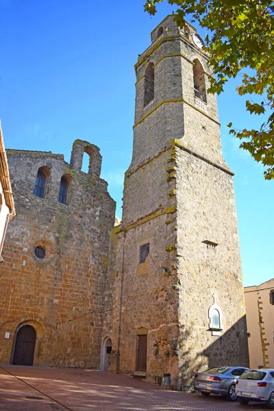 Церковь Круиллеса Жирона Каталония Испания — стоковое фото