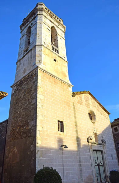 Kerk Van Cruilles Girona Catalonië Spanje — Stockfoto