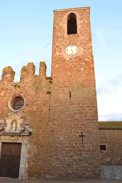 Kyrkan Cruilles Girona Katalonien Spanien — Stockfoto