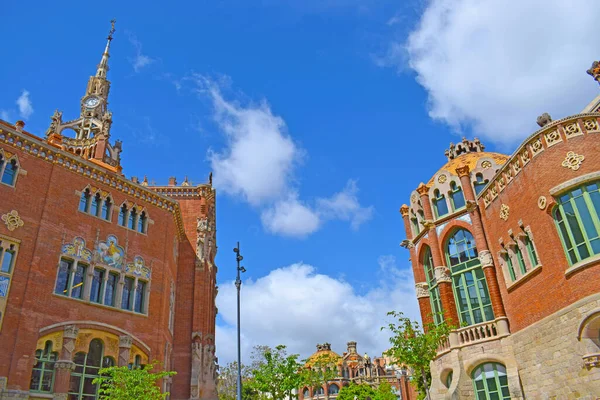 Buildings Old San Pablo Hospital Barcelona Catalonia Spain — Foto de Stock