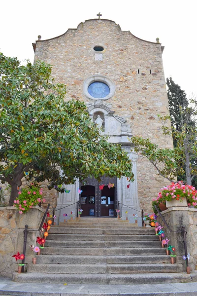 Church Playa Aro Girona Catalonia Spain — 스톡 사진