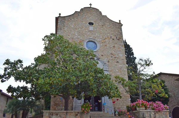 Church Playa Aro Girona Catalonia Spain — ストック写真