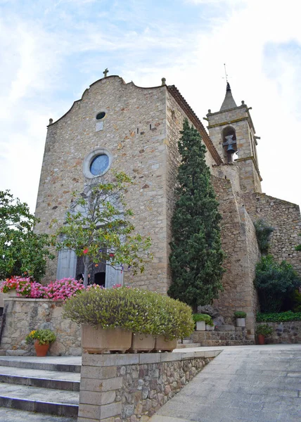 Church Playa Aro Girona Catalonia Spain — стоковое фото
