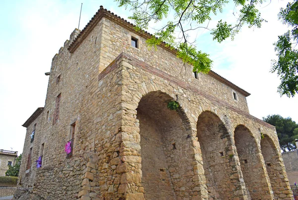 Church Playa Aro Girona Catalonia Spain — стокове фото