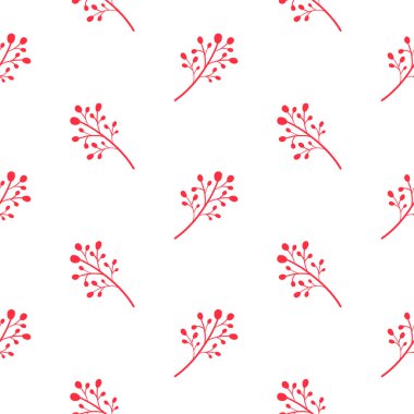 Sanatsal çiçek desenli. Vektör çizimi. El yapımı kumaş, hediye paketi, duvar tasarımı.