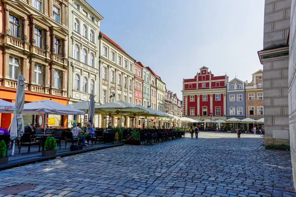 Poznan Polonia Septiembre 2021 Vista Del Casco Antiguo Poznan Ring — Foto de Stock