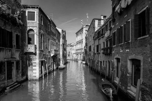Venecia Italia Octubre 2021 Canales Estrechos Centro Ciudad Vieja Venecia — Foto de Stock