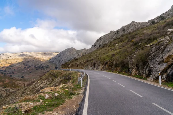 Carretera Montaña Paisaje Sierra Las Nieves Sur España Cerca Málaga — Foto de Stock