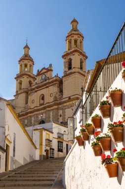 Tarihi Olvera 'daki İkarnasyon Kilisesinin Kilisesi' nin Manzarası