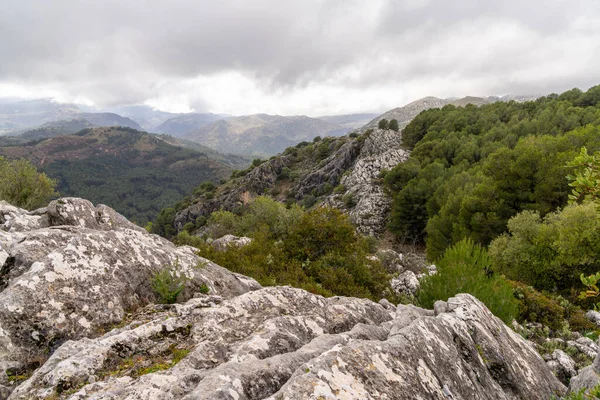View Sierra Las Nieves Mountains Southern Spain — Stock Photo, Image