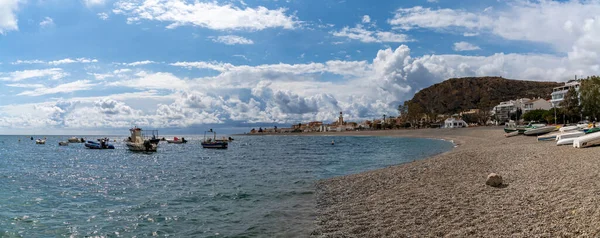 Calahonda Spagna Marzo 2022 Veduta Panoramica Sulla Spiaggia Calahonda Villaggio — Foto Stock