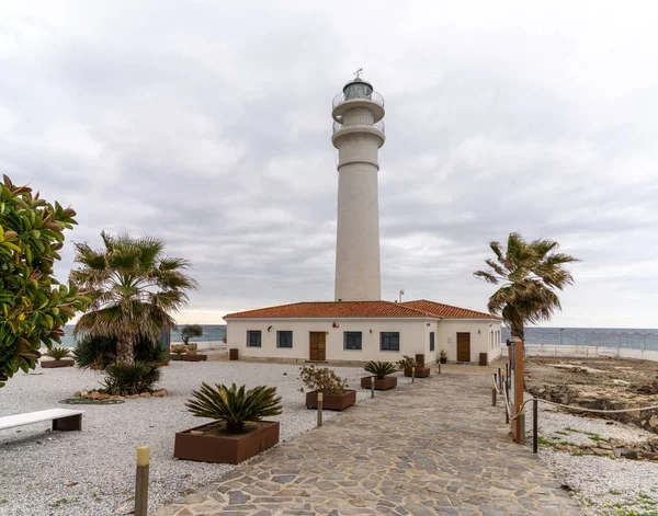 Torrox Spanien Februar 2022 Blick Auf Den Leuchtturm Von Torrox — Stockfoto