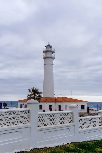 Torrox Spanien Februar 2022 Blick Auf Den Leuchtturm Von Torrox — Stockfoto