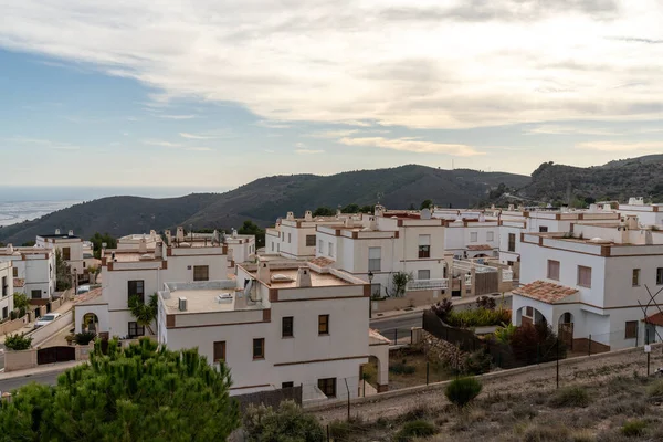 Enix Ισπανία Μαρτίου 2022 Θέα Του Ειδυλλιακού Ασβεστωμένου Ανδαλουσιανού Χωριού — Φωτογραφία Αρχείου
